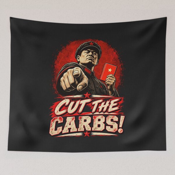 Item preview, Cut the Carbs! — By Order of the People’s Diet Committee designed and sold by Sanctum Icons.