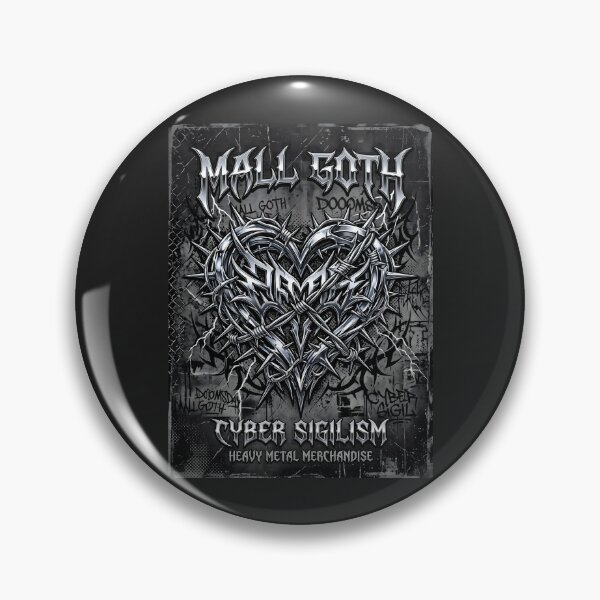 Item preview, Mall Goth Cyber Sigilism - Heavy Metal Y2K Goth Gift designed and sold by SplashTastic.