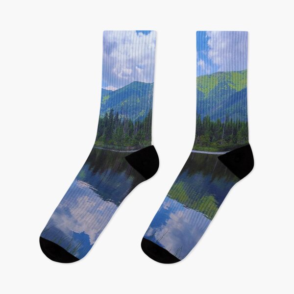 Item preview, Tatra Mountains Smreczynski Pond Reflection designed and sold by GabeMountainArt.