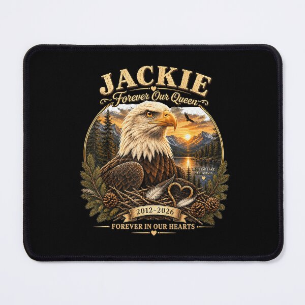 Item preview, Jackie Forever Our Queen Big Bear Bald Eagle Memorial designed and sold by VioletNance.