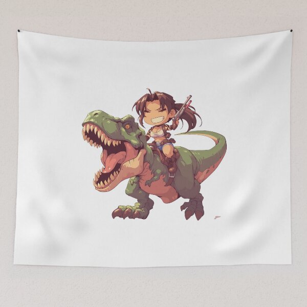 Item preview, Revy Black Lagoon Chibi Dinosaur Jungle Adventure designed and sold by Dashsopaner.