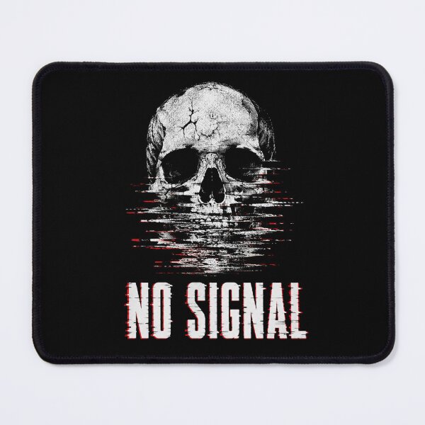 Item preview, No Signal Glitch Skull Streetwear T-Shirt designed and sold by Airmiro.
