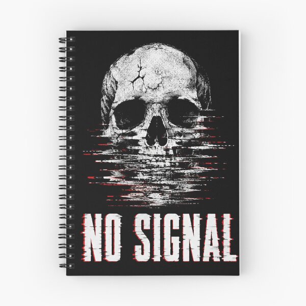 Item preview, No Signal Glitch Skull Streetwear T-Shirt designed and sold by Airmiro.