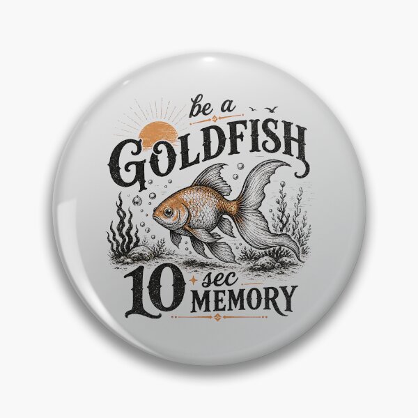 Item preview, Happiest animal in the world, with a 10-second memory designed and sold by Olena Du.