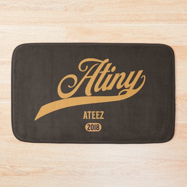 Item preview, ATEEZ ATINY varsity baseball sports typography Morcaworks designed and sold by Morcawork.