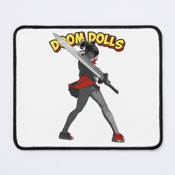 Item preview, Anime Schoolgirl In Red Plaid Skirt Holding Greatsword designed and sold by JustinaWiza1.