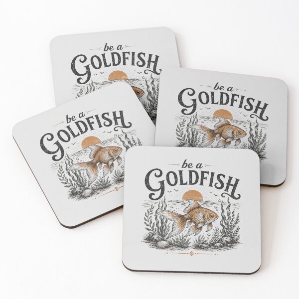 Item preview, Be a goldfish Happiest animal in the world, with a 10-second memory designed and sold by Olena Du.