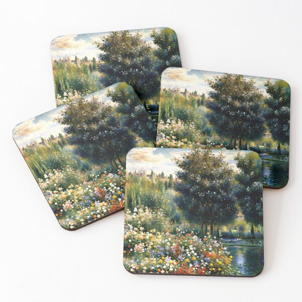 Item preview, Roses in the Hoschedé's Garden at Montgeron  designed and sold by artdesignsnow.