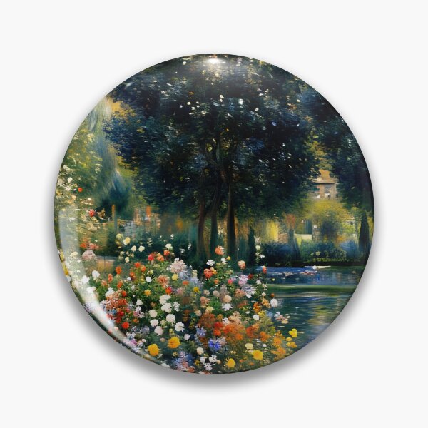 Item preview, Roses in the Hoschedé's Garden at Montgeron  designed and sold by artdesignsnow.