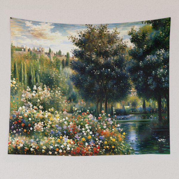 Item preview, Roses in the Hoschedé's Garden at Montgeron  designed and sold by artdesignsnow.