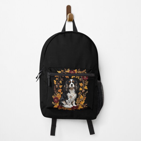 Item preview, Cavalier King Charles Spaniel Autumn Flowers and Acorns designed and sold by ManJiangHong.