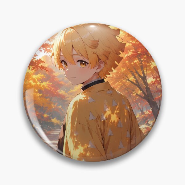 Item preview, Zenitsu Agatsuma Demon Slayer Autumn Forest Wanderer designed and sold by Dashsopaner.