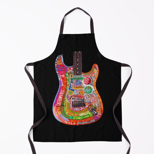 Item preview, Painted Rocky Guitar Beatle Graffiti Pop designed and sold by ZeroParadox.