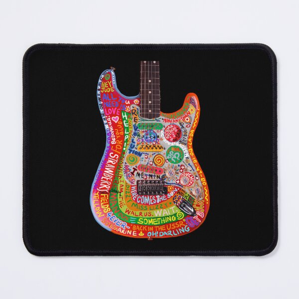 Item preview, Painted Rocky Guitar Beatle Graffiti Pop designed and sold by ZeroParadox.