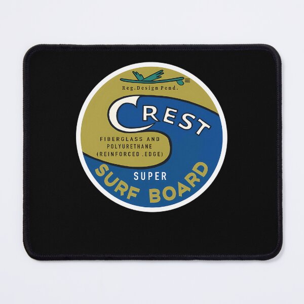 Item preview, Sixties Crest Super Surfboards Surfer designed and sold by ZeroParadox.