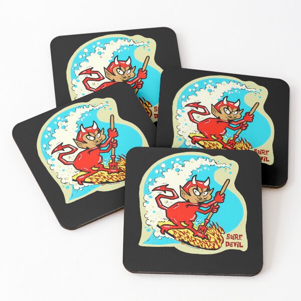 Item preview, 1960s Style Surf Devil Longboard Surfing designed and sold by ZeroParadox.