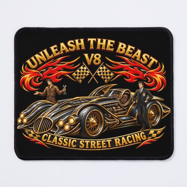 Item preview, Copy of Copy of Unleash the Beast V8 Muscle Car Graphic - Classic Street Racing Art designed and sold by zaoroo shop.