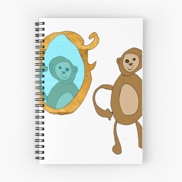 Item preview, Monkey in Mirror  designed and sold by karmalarson.