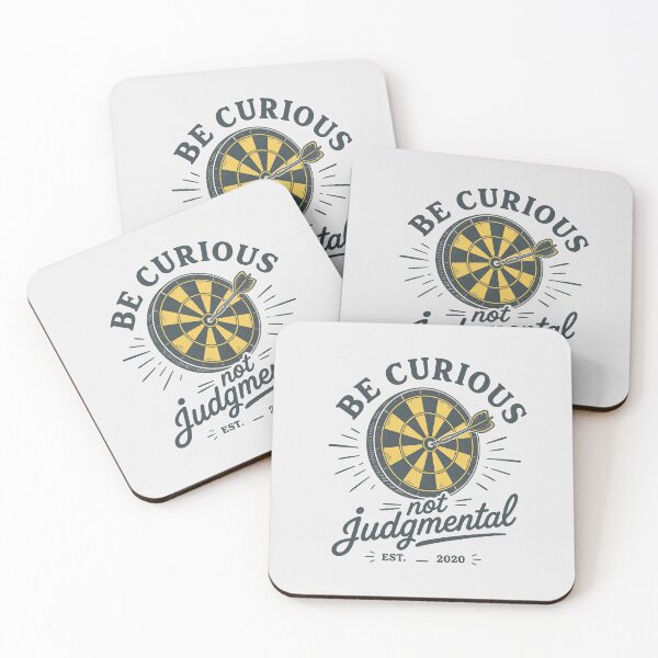 Item preview, Be curious, not judgmental designed and sold by Olena Du.