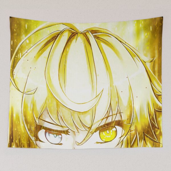 Item preview, Tanya Degurechaff Saga Of Tanya The Evil Smug Golden Closeup designed and sold by Dashsopaner.