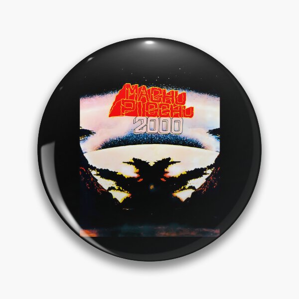 Item preview, Machu Picchu 2000 Red Title White Glow Silhouette designed and sold by DorcasAbshire.