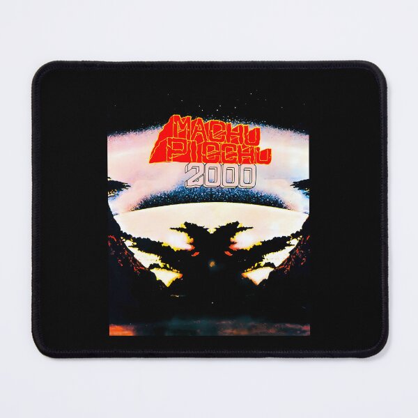 Item preview, Machu Picchu 2000 Red Title White Glow Silhouette designed and sold by DorcasAbshire.