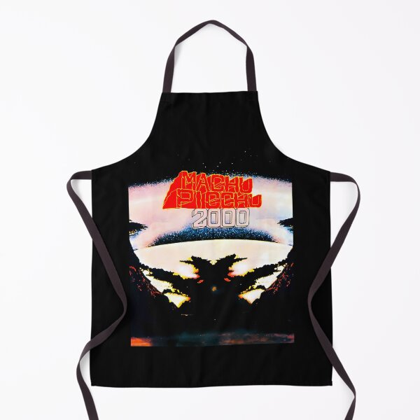 Item preview, Machu Picchu 2000 Red Title White Glow Silhouette designed and sold by DorcasAbshire.
