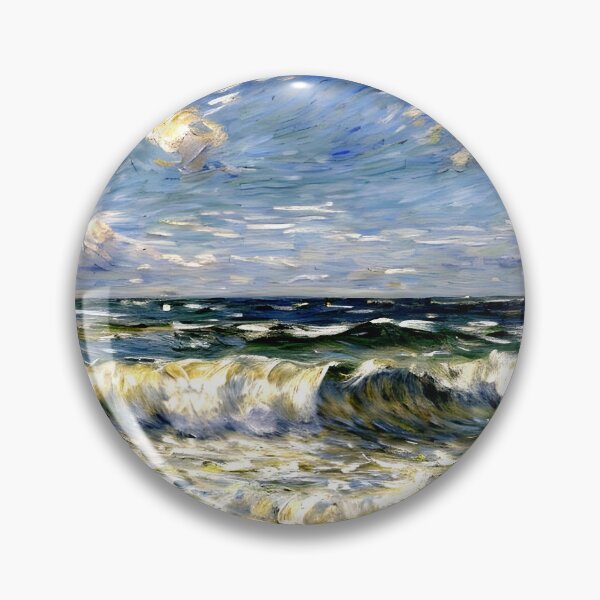 Item preview, The Rough Sea at Étretat designed and sold by artdesignsnow.