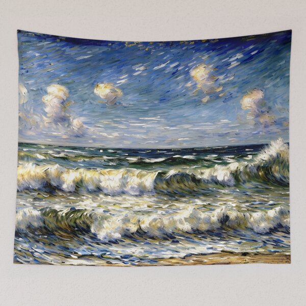 Item preview, The Rough Sea at Étretat designed and sold by artdesignsnow.