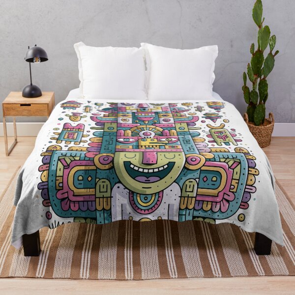 Item preview, Vibrant Abstract Tribal Totem Art designed and sold by Romgora.