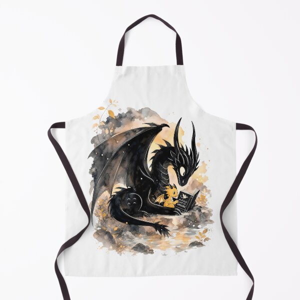 Item preview, Fourth Wing Dragons Reading Together Cute Tairn And Andarna designed and sold by Rising Drake.