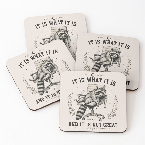 Item preview, Raccoon, Sarcastic Meme designed and sold by Quiajia.