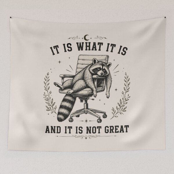 Item preview, Raccoon, Sarcastic Meme designed and sold by Quiajia.