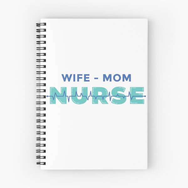 Item preview, Wife Mom Nurse EKG Heartbeat Mother's Day RN Gift designed and sold by Hilal-Studio.