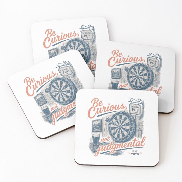 Item preview, Be curious, not judgmental designed and sold by Olena Du.