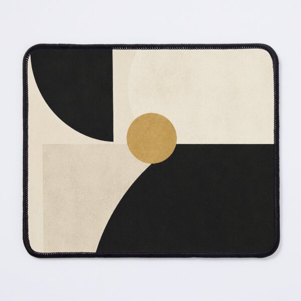 Item preview, Black Ivory Gold Geometric Balance designed and sold by Zaramodo.
