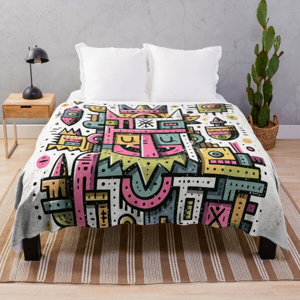 Item preview, Vibrant Abstract Tribal King Face designed and sold by Romgora.