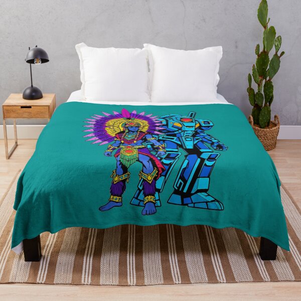 Item preview, Aztec Warrior and Cybernetic Mech designed and sold by KungPowUnicorn.