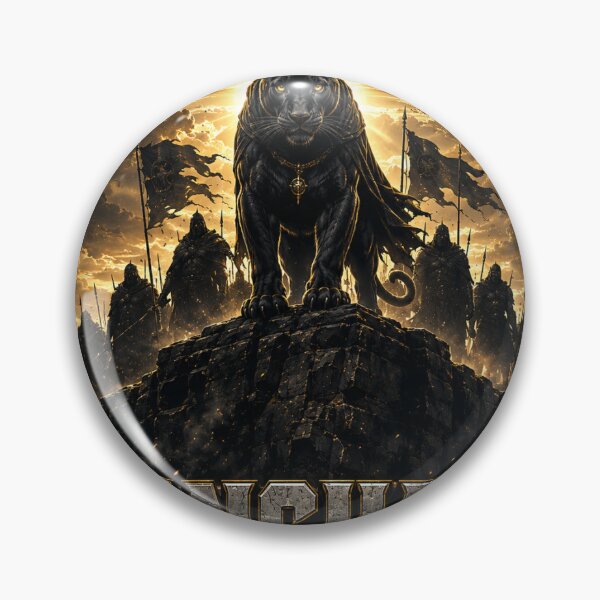 Item preview, Vanguard Black Panther Leader – Powerful Warrior Leadership Streetwear Design designed and sold by Bathu Designs.