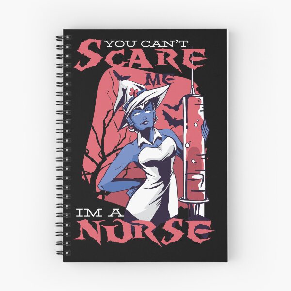 Item preview, You Can't Scare Me I'm A Nurse Funny Halloween Witch RN designed and sold by Hilal-Studio.
