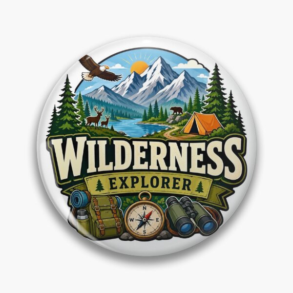 Item preview, Wilderness Explorer Outdoor Adventure Design designed and sold by Myra365Art.
