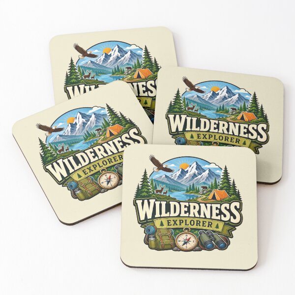 Item preview, Wilderness Explorer Outdoor Adventure Design designed and sold by Myra365Art.