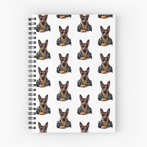 Item preview, Cool German Shepherd – Funny Dog Art designed and sold by Luna & Cleo Creative.