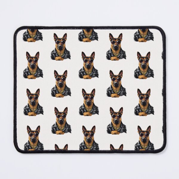 Item preview, Cool German Shepherd – Funny Dog Art designed and sold by Luna & Cleo Creative.