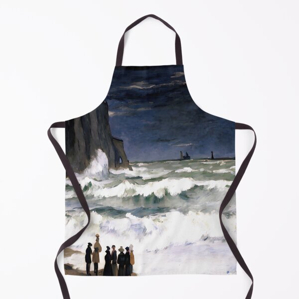 Item preview, Rough Sea at Étretat designed and sold by artdesignsnow.