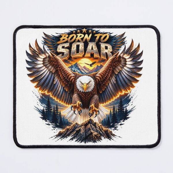 Item preview, Born to Soar Eagle Mountain Wings designed and sold by ujjawal.