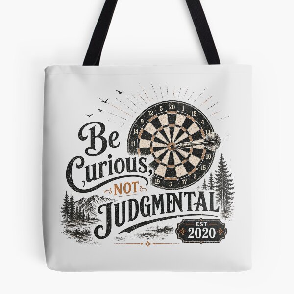 Item preview, Be curious, not judgmental designed and sold by Olena Du.