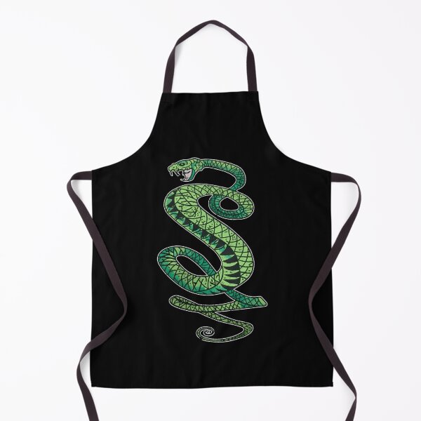Item preview, Green Textured Coiled Viper Snake Emblem designed and sold by JustinaWiza1.