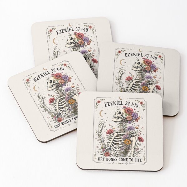 Item preview, Ezekiel 37 Dry Bones Come To Life, Christian Skeleton Floral, Retro Scripture, Vintage Faith, Gift for Mom designed and sold by Quiajia.