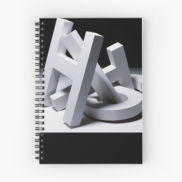 Item preview, White 3D Abstract Letters H O Shape designed and sold by ShaniyaRaynor.